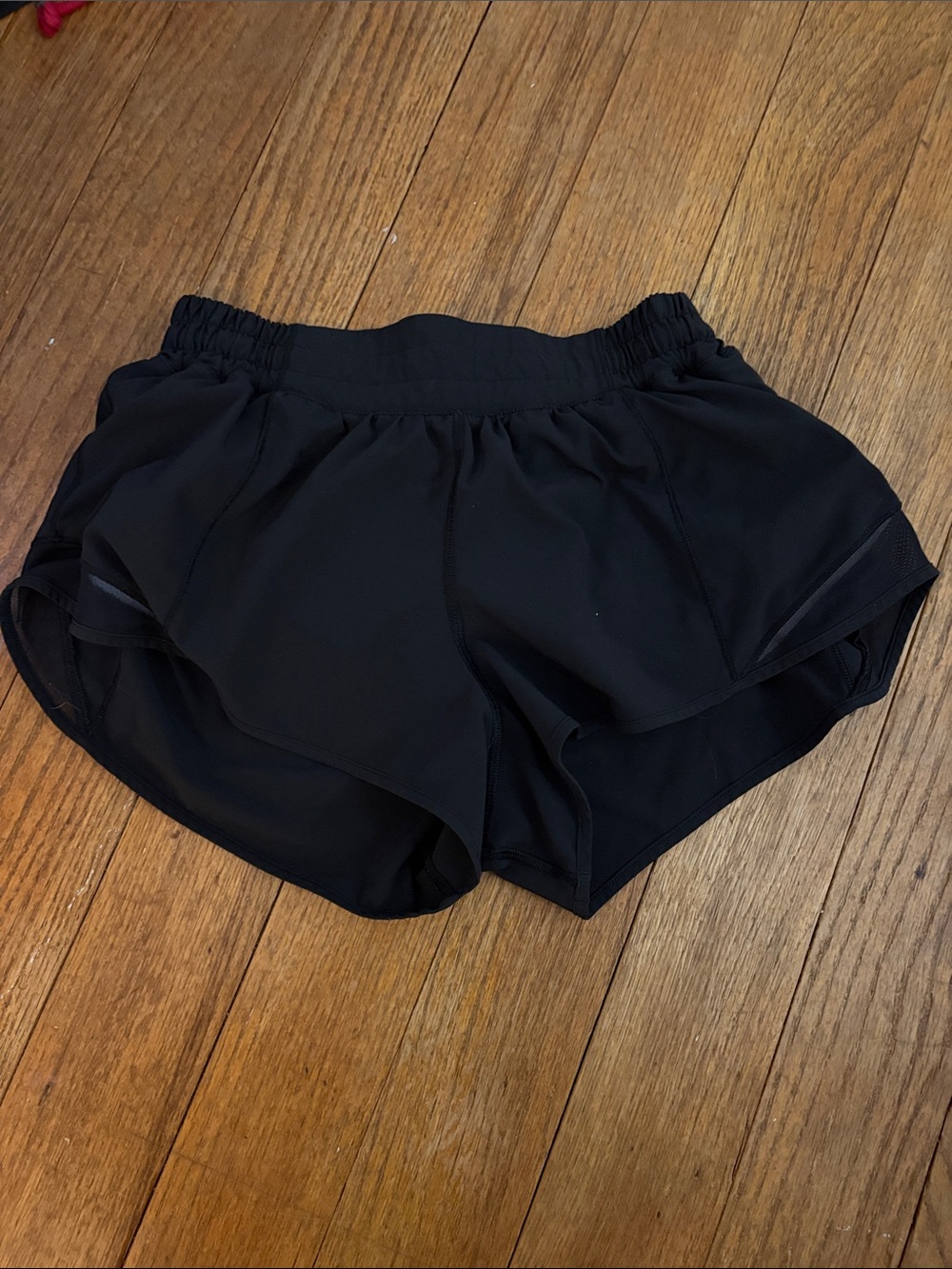 Black Lululemon size 4,2.5 inch shorts